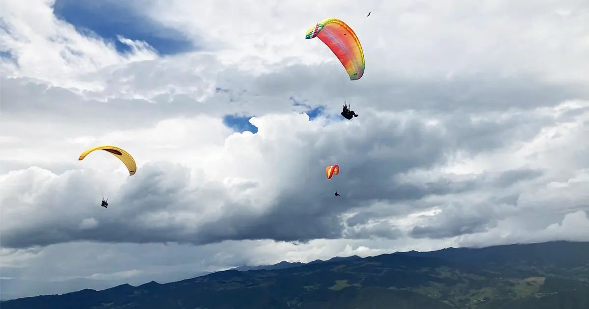 Parapente cerca a Bogotá